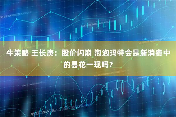 牛策略 王长庚：股价闪崩 泡泡玛特会是新消费中的昙花一现吗？