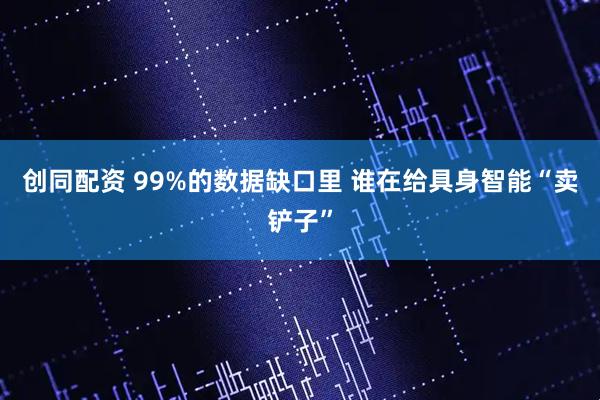 创同配资 99%的数据缺口里 谁在给具身智能“卖铲子”