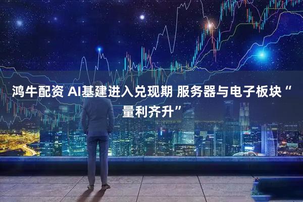 鸿牛配资 AI基建进入兑现期 服务器与电子板块“量利齐升”